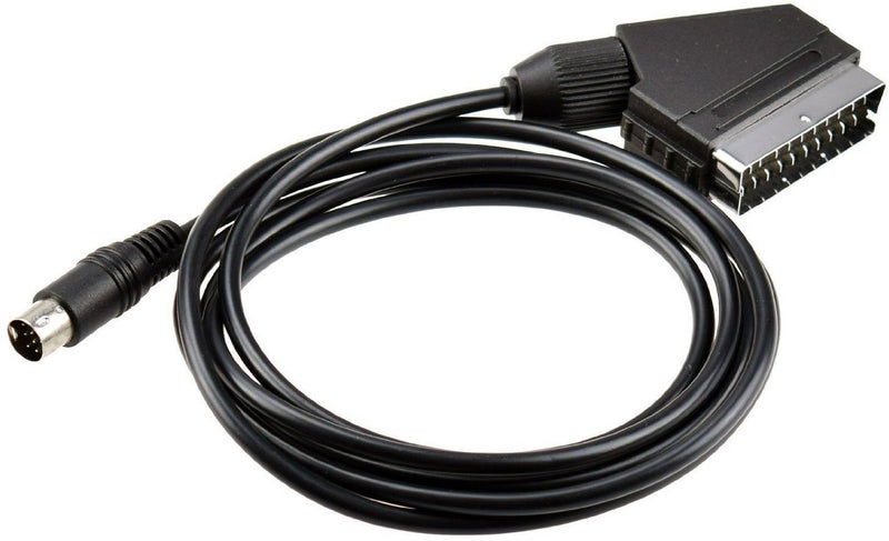 CHILDMORY 1.8M/6FT RGB Scart AV Cable Lead Audio Video Connector for Genesis Megadrive 2 - Image 1